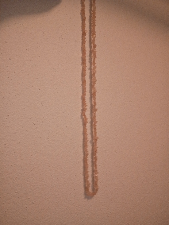 Rose Quartz Chip Necklace - Elegant Pink Beaded Strand - Picture 4 of 4